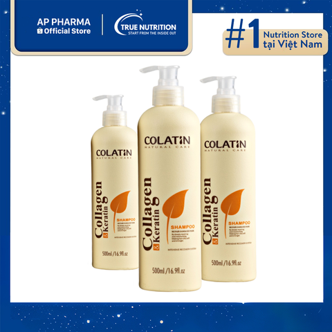  Dầu Gội Collagen Keratin COLATIN: Phục Hồi Tóc Hư Tổn Nhanh Chóng 