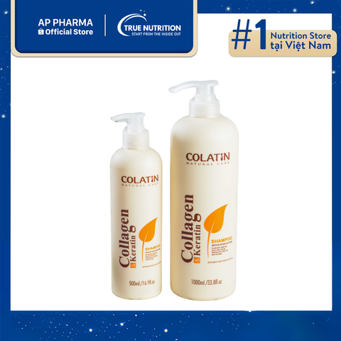  Dầu Gội Collagen Keratin COLATIN: Phục Hồi Tóc Hư Tổn Nhanh Chóng 