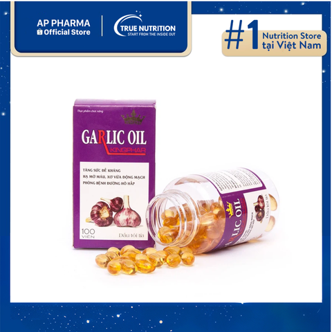  Dầu Tỏi Tía Garlic Oil Kingphar - Bí Quyết Hạ Mỡ Máu, Tăng Cường Sức Đề Kháng Hiệu Quả 