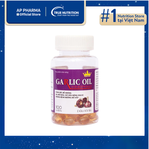  Dầu Tỏi Tía Garlic Oil Kingphar - Bí Quyết Hạ Mỡ Máu, Tăng Cường Sức Đề Kháng Hiệu Quả 