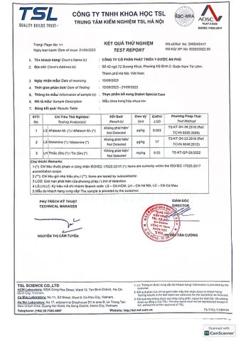  Sản phẩm thực phẩm bổ sung Diabet Special Care 900g bổ sung Enzogenol 