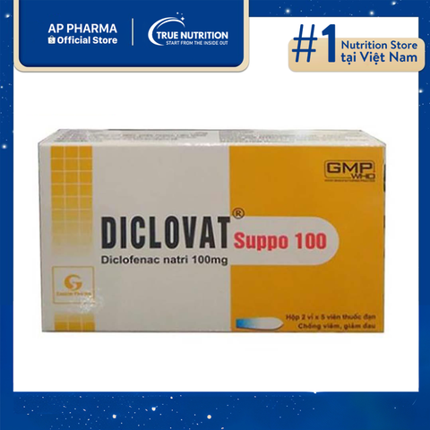  Thuốc Diclovat Suppo 100mg: Là Thuốc Gì? thông tin thuốc và cách dùng 