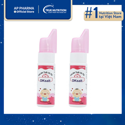  Dung dịch xịt mũi DKSalt Baby – An toàn cho trẻ nhỏ 