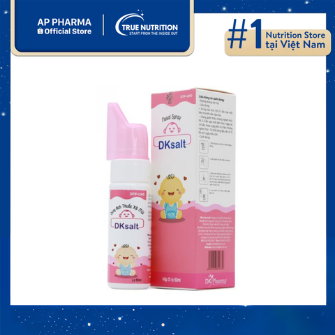  Dung dịch xịt mũi DKSalt Baby – An toàn cho trẻ nhỏ 