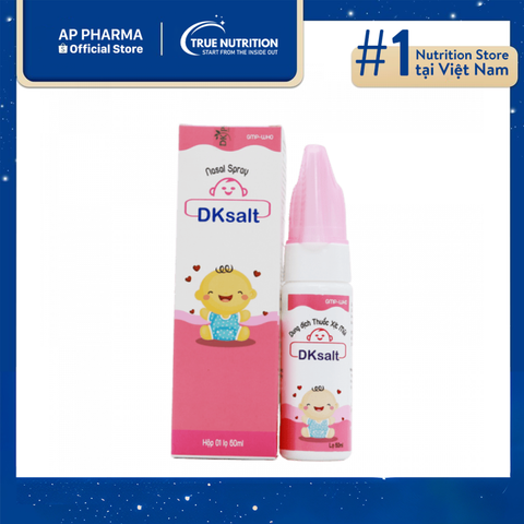  Dung dịch xịt mũi DKSalt Baby – An toàn cho trẻ nhỏ 