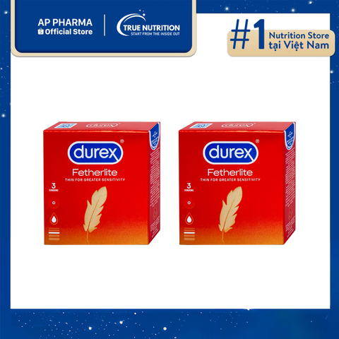  Bao Cao Su Durex Fetherlite Hộp 3 Cái – Lựa Chọn Cho Các Cặp Đôi 
