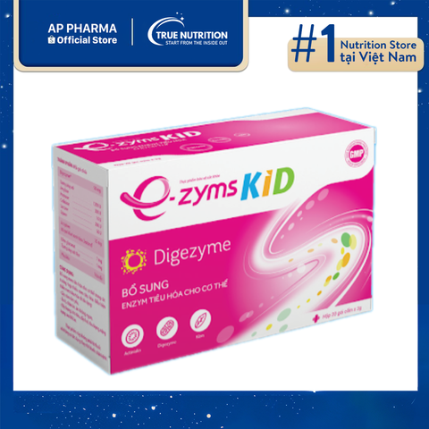  E-Zyms Kid: Tăng Cường Hấp Thu Dưỡng Chất, Hỗ Trợ Tiêu Hóa Cho Bé 