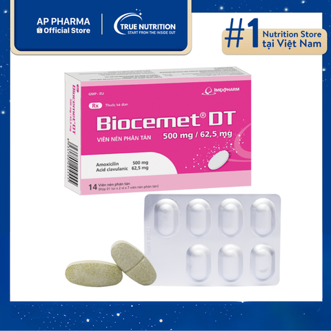  Biocemet DT 500mg/62.5mg giá: Thông tin chi tiết và cách sử dụng 
