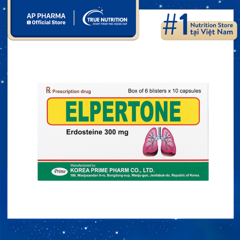  Thuốc Elpertone 300mg Cách Sử Dụng, Tác Dụng, Liều Dùng và Các Lưu Ý Quan Trọng 
