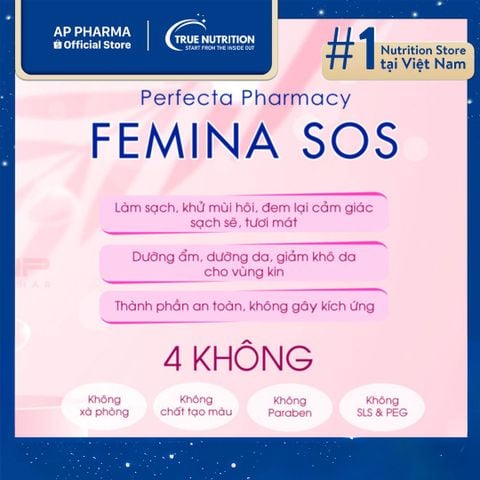  Femina SOS Probiotic: Giải Pháp Duy Trì Độ Ẩm Và pH Cho Cô Bé 