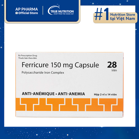  Ferricure 150mg Là Thuốc Gì? Thành Phần Và Lưu Ý Cách Sử Dụng 