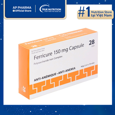  Ferricure 150mg Là Thuốc Gì? Thành Phần Và Lưu Ý Cách Sử Dụng 