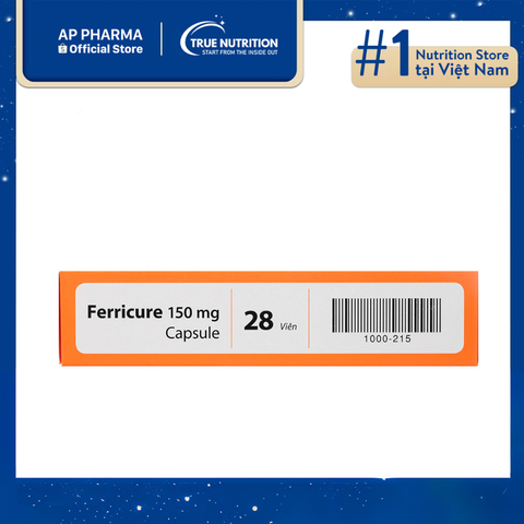  Ferricure 150mg Là Thuốc Gì? Thành Phần Và Lưu Ý Cách Sử Dụng 