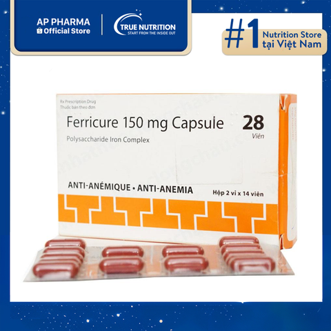  Ferricure 150mg Là Thuốc Gì? Thành Phần Và Lưu Ý Cách Sử Dụng 