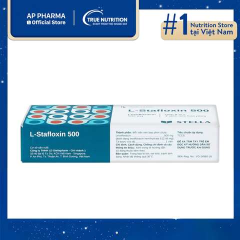  Thuốc L-Stafloxin 500 là thuốc gì? Tác dụng, giá bao nhiêu, uống trước hay sau ăn? 