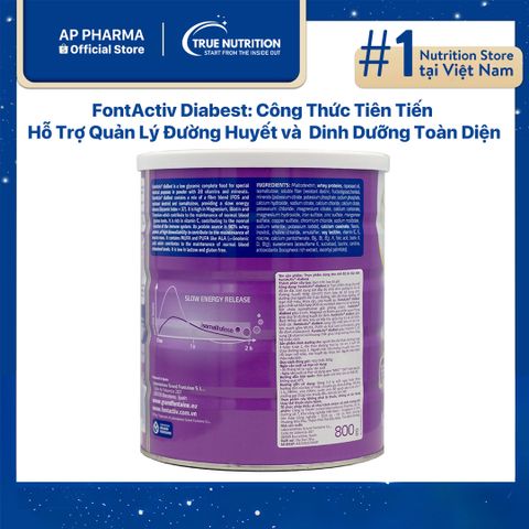 Sữa FontActiv Diabest: Công Thức Tiên Tiến Hỗ Trợ Quản Lý Đường Huyết và Cung Cấp Dinh Dưỡng Toàn Diện