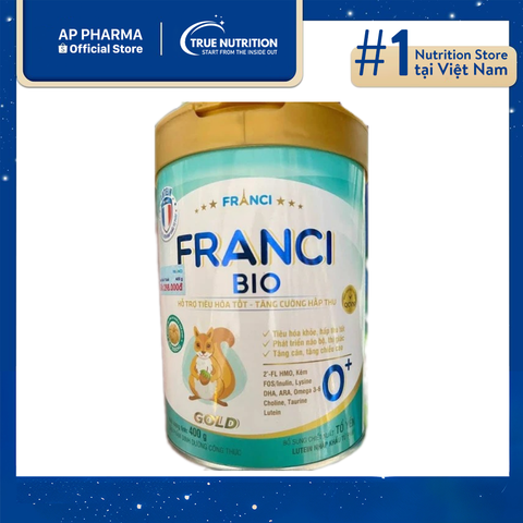  Sữa FRANCI BIO GOLD 0+ Có Tốt Không? Tăng Cường Sức Khỏe Cho Bé 0-12 Tháng 