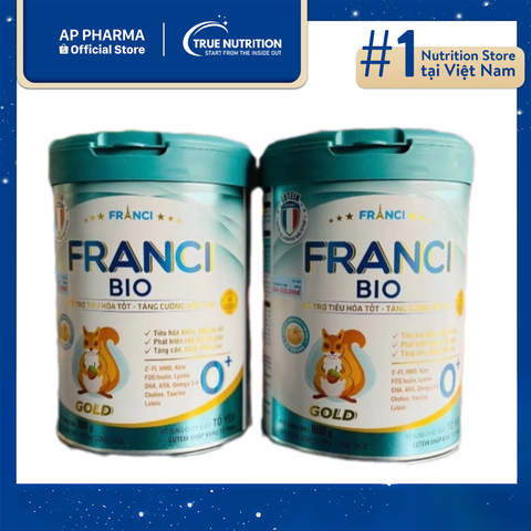  Sữa FRANCI BIO GOLD 0+ Có Tốt Không? Tăng Cường Sức Khỏe Cho Bé 0-12 Tháng 