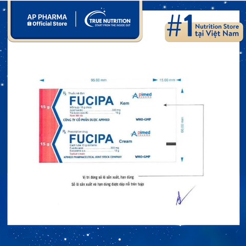  Fucipa Cream 15g Có Tác Dụng Gì? Thông Tin Thuốc Và Cách Dùng 