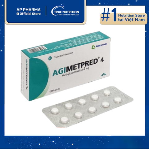  Agimetpred 4 Có Tác Dụng Phụ Không? Thông Tin Thuốc, Lưu Ý Cách Sử Dụng 