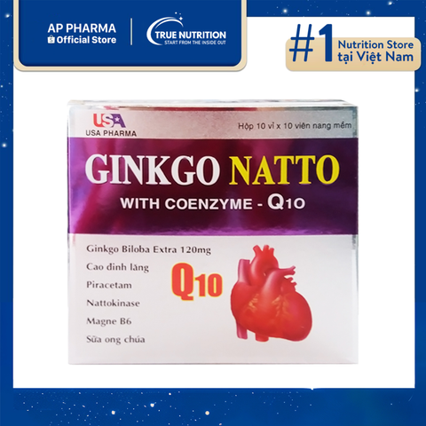  Ginkgo Natto 120mg USA – Tăng cường trí nhớ và tuần hoàn máu não 