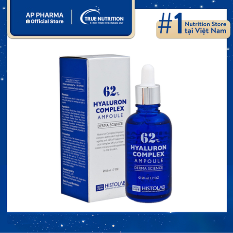  Histolab 62% Hyaluron Complex Ampoule Derma Science: Tinh chất cấp ẩm 