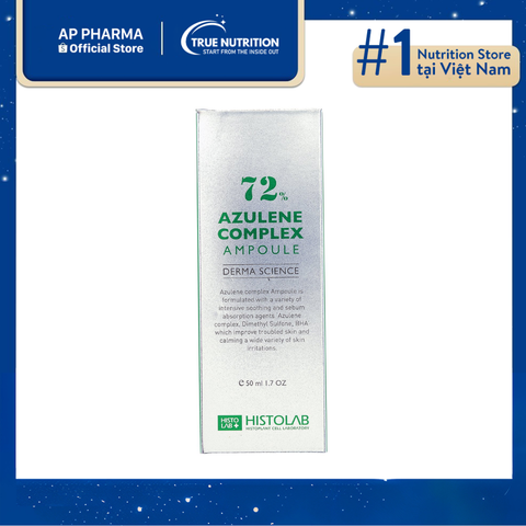 Histolab 72% Azulene Complex Ampoule – Tinh Chất Trị Mụn, Kháng Viêm 
