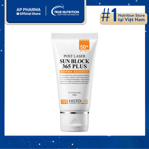  Histolab Sun Block 365 Plus SPF50 – Kem chống nắng bảo vệ làn da 