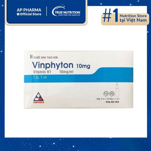  Thuốc Vinphyton 10mg/1ml Là Thuốc Gì? Giá, Tác Dụng, Liều Dùng, Cách Dùng 