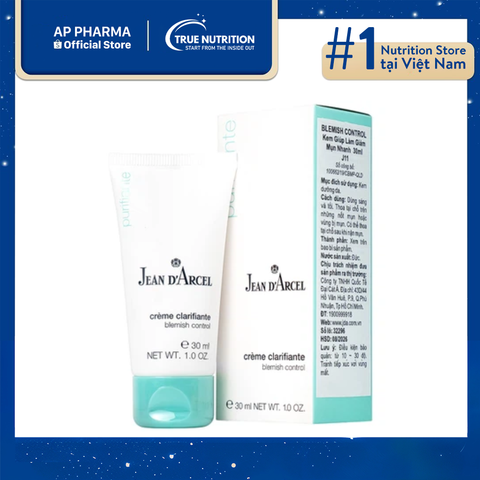  Kem Trị Mụn Blemish Control Jean D’Arce: Xóa Mụn Viêm, Trả Lại Làn Da Mịn Màng 