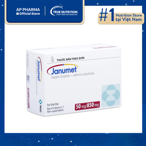  Thuốc Janumet 50mg/850mg Dùng Như Thế Nào? thông tin thuốc, lưu ý cách sử dụng 