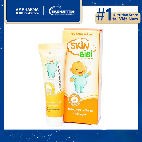 Kem bôi da trẻ em Skin BiBi Nam Hà: Chống hăm, dưỡng ẩm an toàn cho bé 