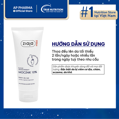  Kem bôi da Ziaja Med 10% Urea Cream: Giải pháp cho da khô, kích ứng 