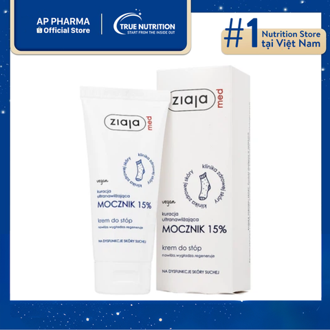  Kem mềm da Ziaja Med Mocznik 15% - Giải pháp chăm sóc da khô 