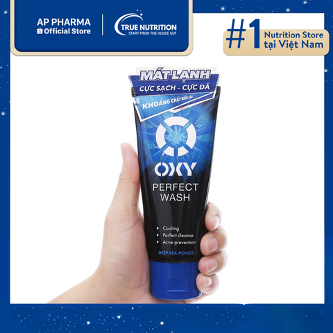  Kem Rửa Mặt Oxy Perfect Wash 100g – Làm Sạch Sâu Và Ngừa Mụn Cho Nam 