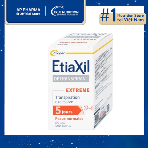  EtiaXil Detranspirant Aisselles Peaux Normales - Giải Pháp Ngăn Tiết Mồ Hôi 