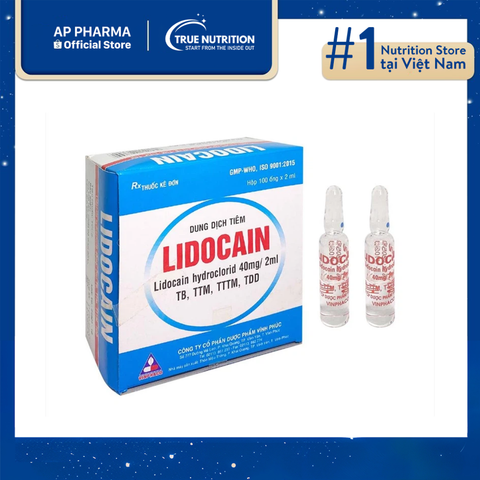  Thuốc Lidocain 40mg/2ml: Chỉ Định, Công Dụng thành phần và lưu ý cách sử dụng 