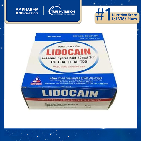 Thuốc Lidocain 40mg/2ml: Chỉ Định, Công Dụng thành phần và lưu ý cách sử dụng 