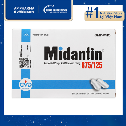  Thuốc Midantin 875/125: Là Thuốc Gì? Thành Phần, Công Dụng 