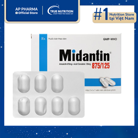 Thuốc Midantin 875/125: Là Thuốc Gì? Thành Phần, Công Dụng 