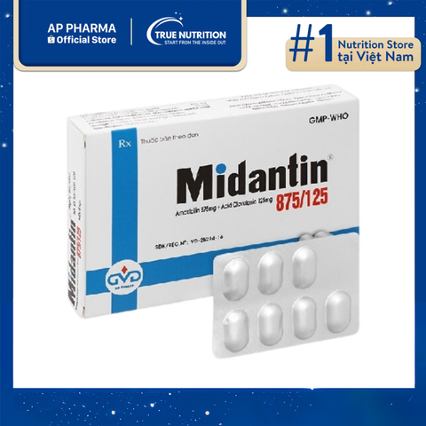  Thuốc Midantin 875/125: Là Thuốc Gì? Thành Phần, Công Dụng 