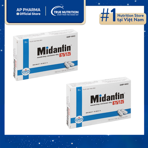 Thuốc Midantin 875/125: Là Thuốc Gì? Thành Phần, Công Dụng 