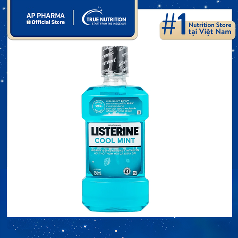  Nước súc miệng Listerine Cool Mint - Giải Pháp Cho Hơi Thở Thơm Mát Và Sức Khỏe Răng Miệng 