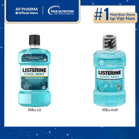  Nước súc miệng Listerine Cool Mint - Giải Pháp Cho Hơi Thở Thơm Mát Và Sức Khỏe Răng Miệng 
