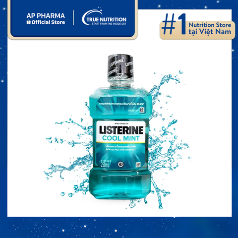  Nước súc miệng Listerine Cool Mint - Giải Pháp Cho Hơi Thở Thơm Mát Và Sức Khỏe Răng Miệng 
