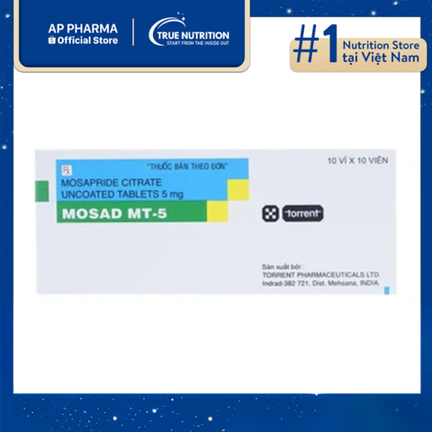  Thuốc Mosad MT 5mg Là Thuốc Gì? Thông Tin Thuốc Và Cách Dùng 
