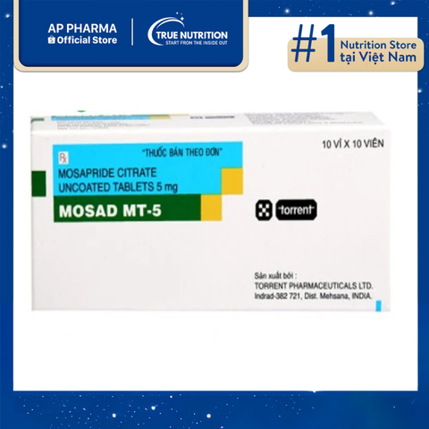  Thuốc Mosad MT 5mg Là Thuốc Gì? Thông Tin Thuốc Và Cách Dùng 