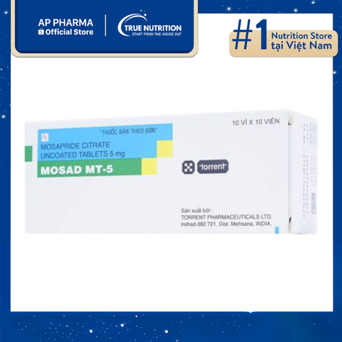  Thuốc Mosad MT 5mg Là Thuốc Gì? Thông Tin Thuốc Và Cách Dùng 