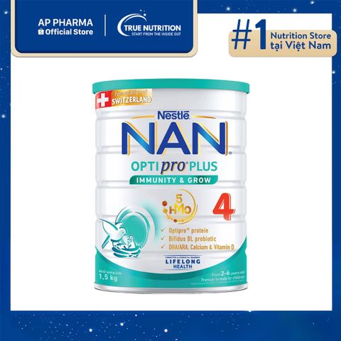  Sữa Nan Optipro Plus 4: Giải Pháp Dinh Dưỡng Tối Ưu Cho Trẻ Em từ 2-6 tuổi 