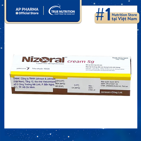  Thuốc Nizoral Cream 5g: Chỉ Định, Công Dụng thành phần và lưu ý cách sử dụng 